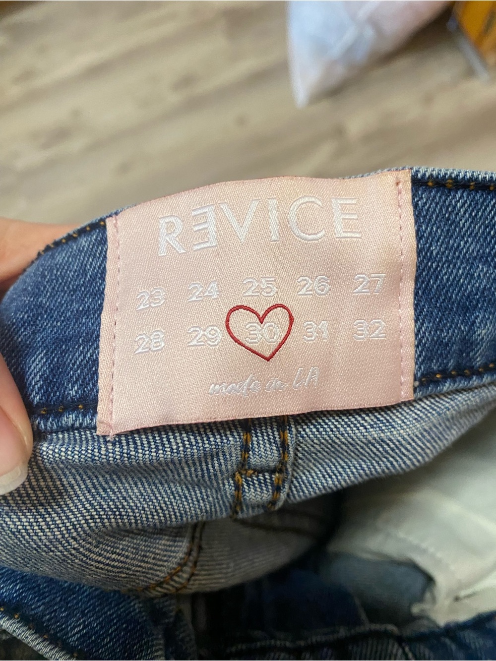 REVICE Denim Heart patch jeans- NWOT ❤️ - Picture 15 of 15